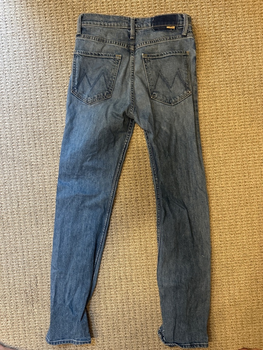 MOTHER Women’s Straight Leg Jeans - Medium Blue